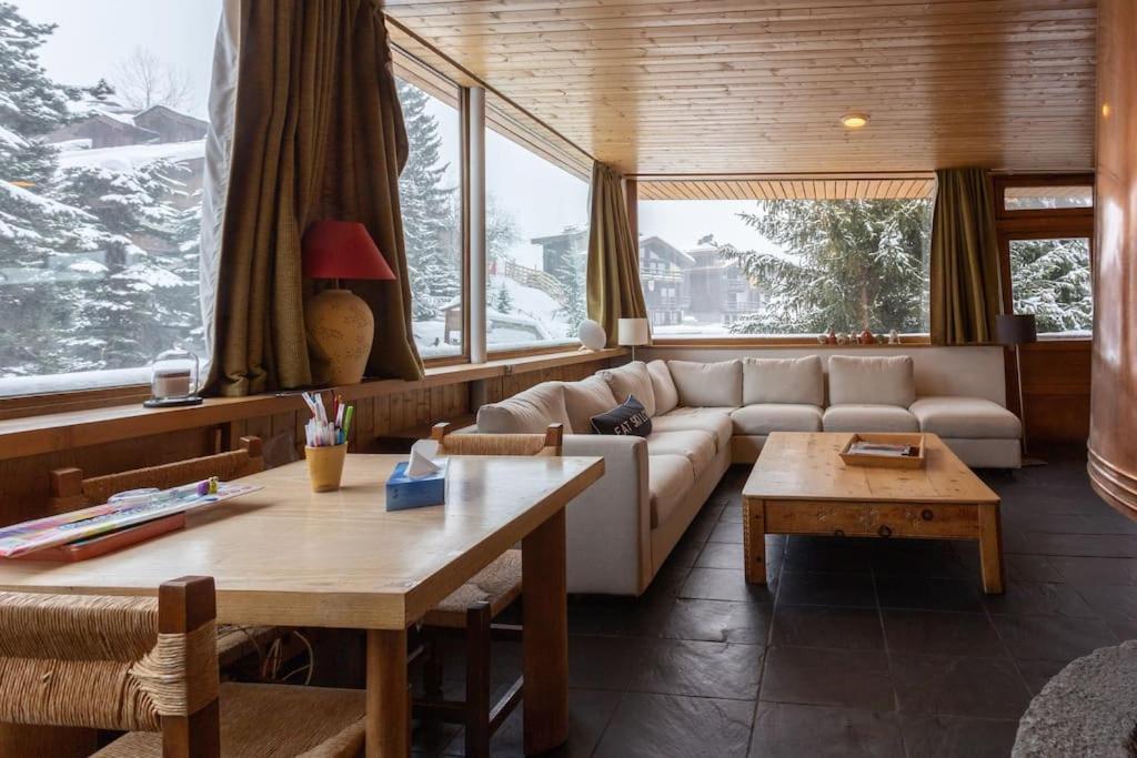 Chalet Robaumont - Grand Chalet Familial Proche Du Centre Et Des Pistes Courchevel Kültér fotó